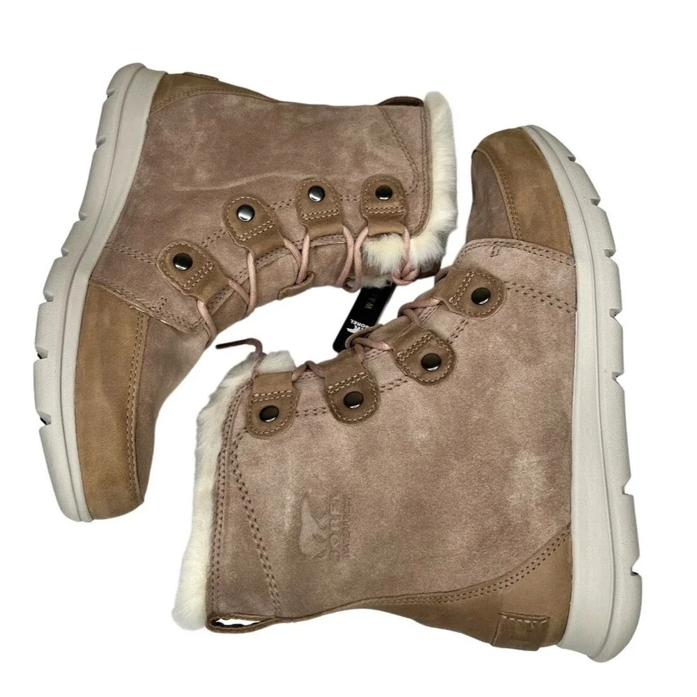 SOREL Explorer Joan‎ Ash Brown Winter Boots Women’s Size 10
